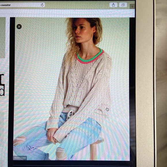 Label and Thread cable side tie sweater - Picture 5 of 5